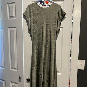 Abercrombie & Fitch Green Dolman Sleeve Maxi Dress
